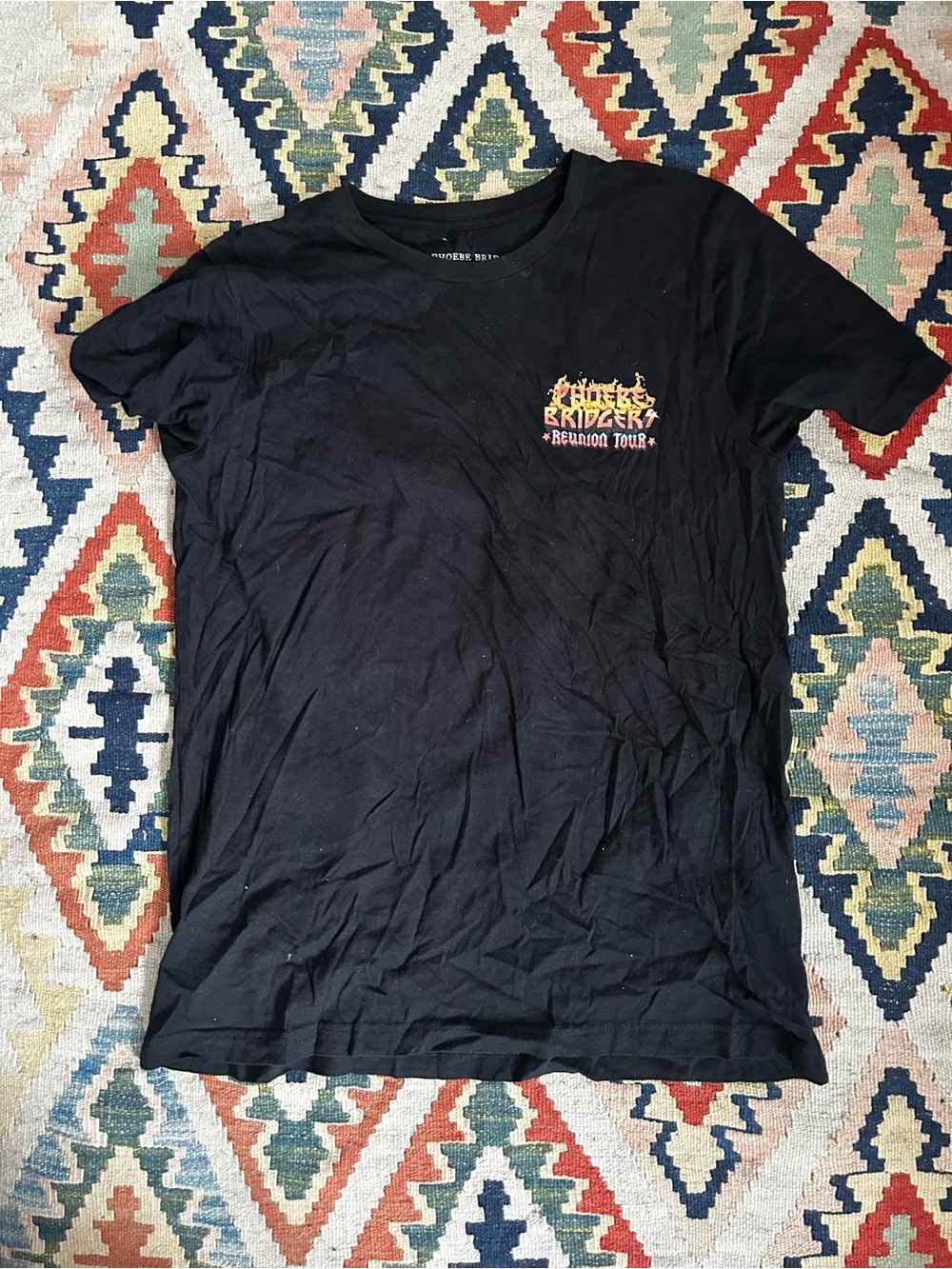 Black 'Rider' Graphic Tour T-Shirt - Men